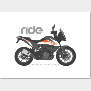 Ride 390 adv white Posters and Art